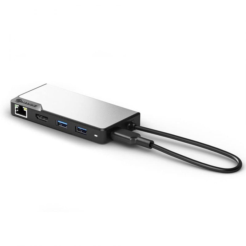 ALOGIC USB-C Fusion Alpha 5-in-1 Hub V2-2 x USB-A 3.1 Gen 1, 1 x USB-C 3.1 Gen 1 & 100WPD, 1 x HDMI 4K@60Hz, and 1 x Gigabit Ethernet
