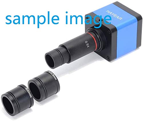 [AUSTRALIA] - HAYEAR 0.5X Reduction Lens Eyepiece Lens 23.2mm Mounting with 30mm 30.5mm Ring Adapter Applicable for Biomicroscope Stereo Microscope 