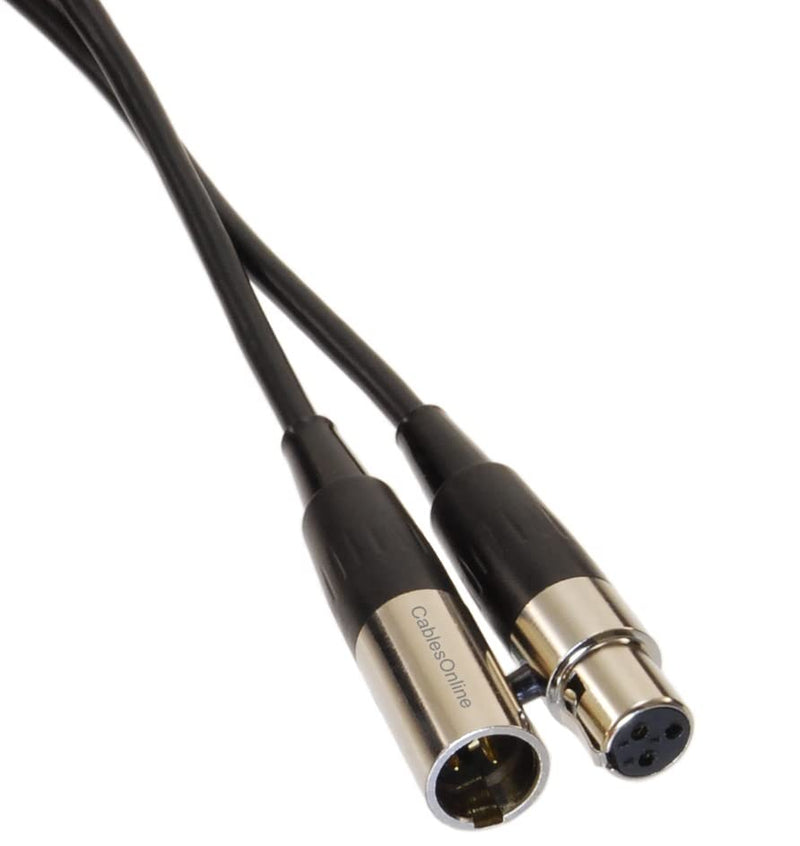 [AUSTRALIA] - CablesOnline 15ft Mini-XLR 3-Pin Male to Mini-XLR 3-Pin Female Pro Microphone Cable, XM-015 15-ft 
