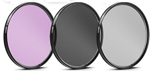 58mm 7PC Filter Set for Fujifilm X-T2, X-T3, X-T10, X-T20 Mirrorless Digital Camera with 18-55mm F2.8-4.0 R LM OIS Lens - Includes 3 PC Filter Kit (UV-CPL-FLD) and 4PC Close Up Filter Set (+1+2+4+10)