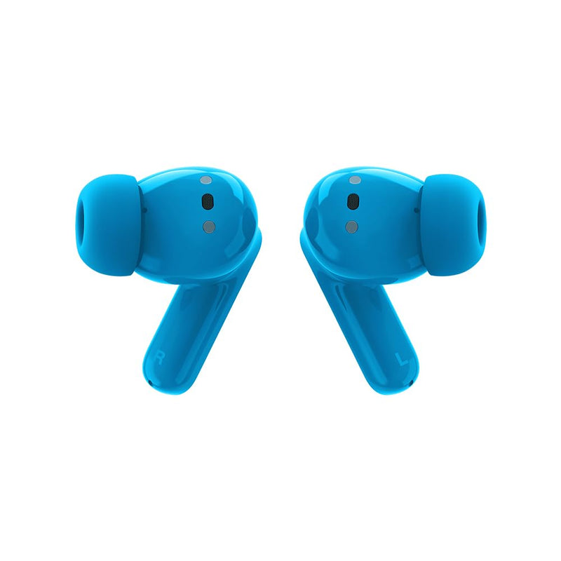 Motorola Moto Buds Bass XT2443-1 Dynamic ANC, Triple Microphone Array, Bluetooth 5.3, IP54 Water & Dust Resistant, Dolby Atmos Audio - (Blue Jewel)