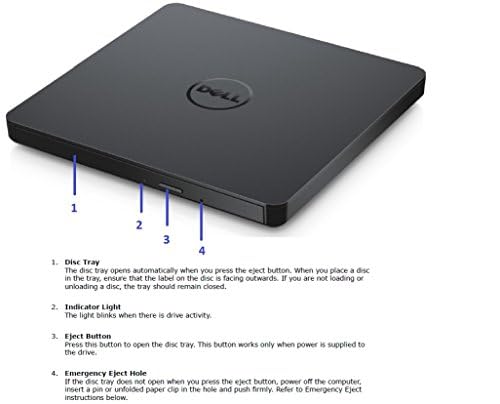 Portable External USB DVD Drive Compatible for Microsoft Windows 11/10/8.1 etc, Mac OS, Dell,Acer, ASUS, Apple, Samsung, Lenovo Laptop PC Desktop, CD/DVD-RW Drive, CD-RW Rewriter