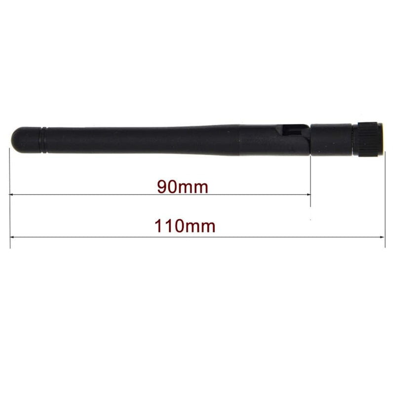 2Pcs 2.4ghz WiFi Pc Desktop Wireless Antenna 3dbi with SMA Male Connector for Network Wi-fi Router USB Adapter Security IP Camera Video Surveillance Monitor