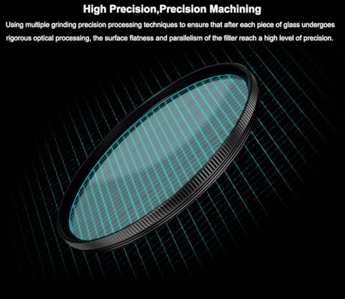VILTROX 77mm MC UV Camera Lens Protection Filter,Ultra Slim 18 Layers Multi Coated High Definition Lens Filter for Canon Nikon Sony Fuji Camera Lens