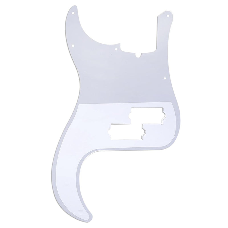 Musiclily Pro 13 Hole P Bass Pickguard for 4 String Precision Bass Modern Style, 4Ply Red Tortoise Shell