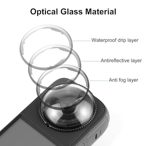 PULUZ Rotating Premium Lens Guard for Insta360 X4, Optical Glass Protector For Insta360 X4-Premium lens Guard