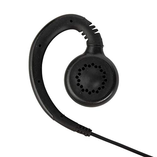 [AUSTRALIA] - Motorola HKLN4604 HKLN4604A HKLN4604B Original Swivel Earpiece with Microphone and PTT - Replaces RLN6423 Black One Size 