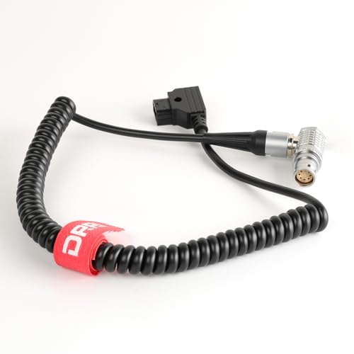 D-tap to FHJ.2B.308 Female Coiled Cable for Arri Alexa Mini Camera FHG 8P coiled cable