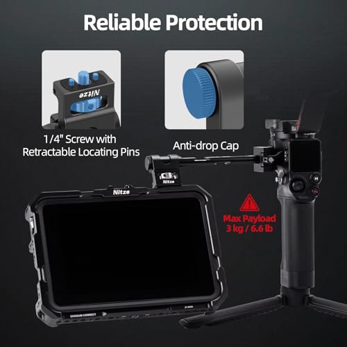 Nitze Gimbal Monitor Mount for DJI RS 4 Mini/Pro/RS 3 Mini/Pro - N28-S1