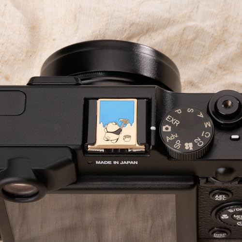 Camera Metal hot Shoe Protective Cover Suitable for Fuji X100VI X100V X-T4 X-T3 X-E4 X-T50 X-T30 for Nikon z30/z50/d810/d610 (Copper Alloy-Hot Shoe Cover) Copper Alloy-Hot Shoe Cover