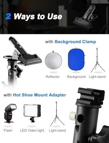 Selens Portable 24 in / 60 cm Light Reflector with Clamp,5 in 1 Multi Disc 5 in 1 24inch with clamp