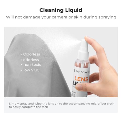 K&F CONCEPT 15 in 1 Camera Pro Cleaning Kit for DSLR and Sensitive Devices