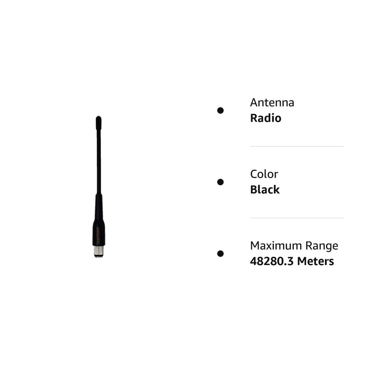 Police Scanner Radio Antenna | 820S Remtronix | SMA End Type | 700~900 MHz UHF Digital, Analog & Trunked Frequencies | 7" Flexible Whip, O-Ring | Increase Reception 25-100% SMA 7" 820S