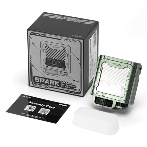VILTROX TTL Flash for Fujifilm, GN16 Small Flash for Fuji Camera, 1800mAh Li-on On Camera Flash, 26W/s 6500K Mini Flash, 1s Fast Recycle, 650 Full Power Flashes (Spark Z3-F, Green)