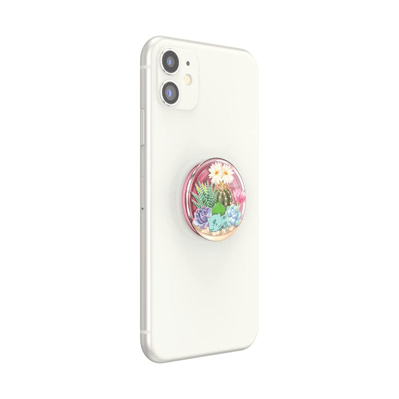 PopSockets Phone Grip with Expanding Kickstand, Pokemon PopGrip - Bulbasaur Terrarium Adhesive