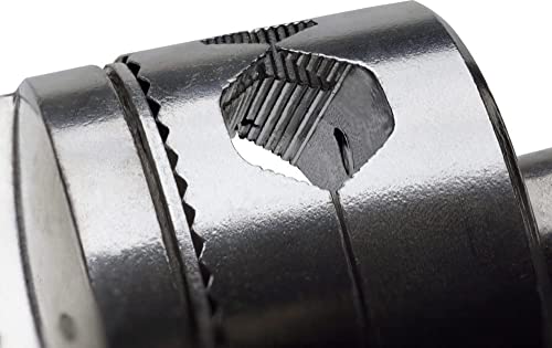 Kupo 2.5" Grip Head with Over Sized Ergonomic Handle, Precision Locking Teeth, Durable Metal Construction, and Smooth Control for Professional Grip Arm Positioning - Black