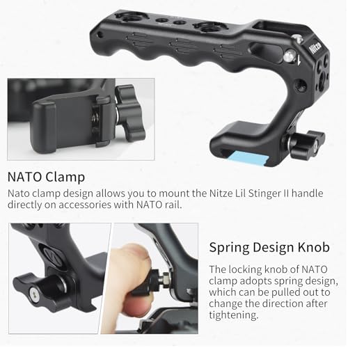Nitze Mini Camera Top Handle with NATO Clamp - PA28M-D1