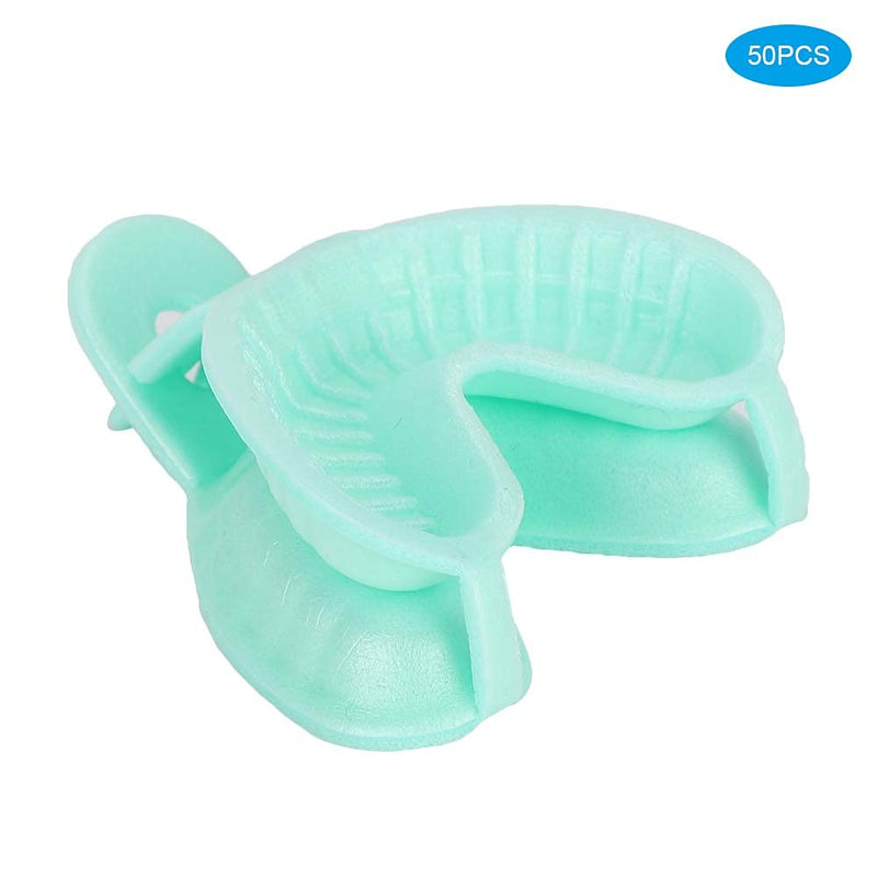 [AUSTRALIA] - Dental Tray Kit, 50pcs/Set Disposable Fluoride Trays, Double Arch Trays, Dental Aids, Dental Tray Accessories(S) S 