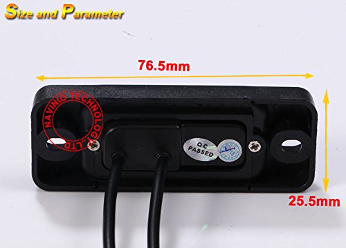Backup Camera for Car, Waterproof Rear-View License Plate Car Rear Reverse Parking Camera for Mercedes Benz M-Class W164 W163