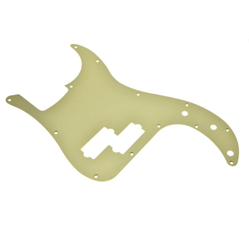 [AUSTRALIA] - KAISH Matte Aluminium Precision Bass Style Pickguard Metal Anodized P Bass Pick Guard Scratch Plate for American/Mexican Precision P Bass Matte Gold 