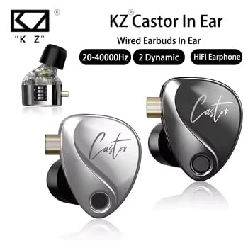KZ Castor Improved Bass Earbuds with Microphone (Tuning)