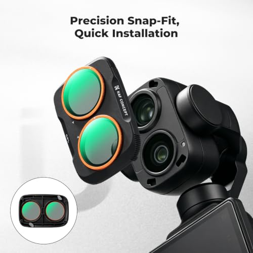 K&F CONCEPT CPL Filter Compatible with DJI Osmo Pocket 4P & Xtra Muse2 Pro
