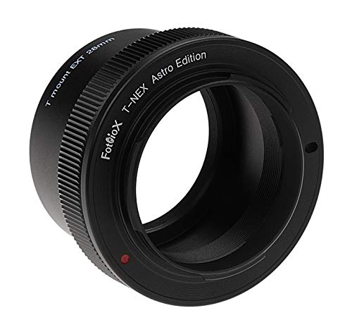 Fotodiox Lens Adapter Astro Edition - Compatible with T-Mount (T/T-2) Screw Mount Telescopes to Sony Alpha E-Mount Cameras for Astronomy, (T2A-SnyE)