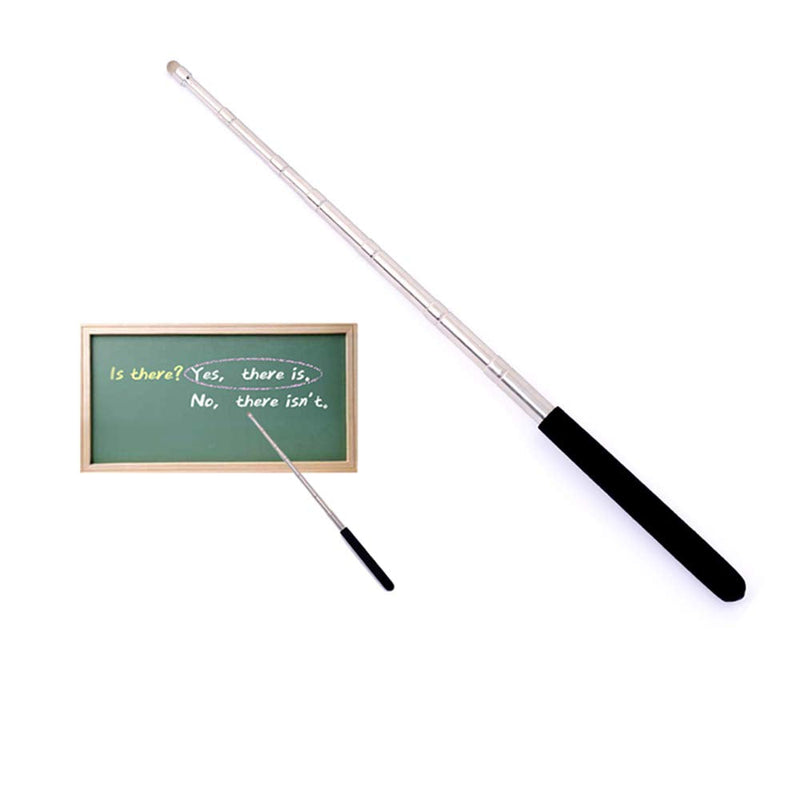Telescopic Teacher Pointer, Teaching Pointer, Expandable whiteboard Pointer, with capacitive Screen Handwriting Function, Teacher Coach Presenter Pointer, Extended to 39 inches (Orange) Orange