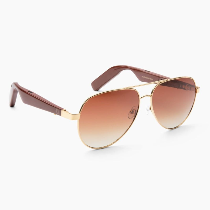 Lucyd Lyte Jupiter XXL Bluetooth Audio Sunglasses for Men, Open-Ear, UV400 | XXL wide fit, noise-canceling mic, AI voice assistant (Siri & Alexa), ideal for driving, calls & hands-free Jupiter XL Sunglasses