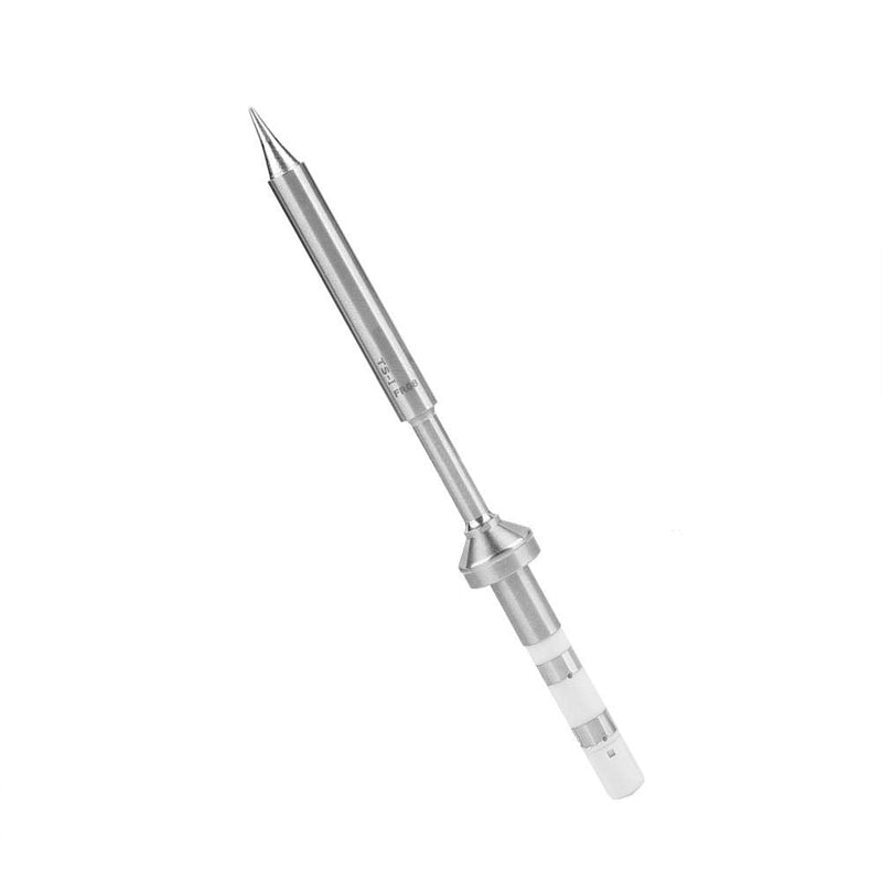 7 Types Mini Stainless Steel Soldering Iron Tip Replacement for TS100 Portable Outdoor Soldering Iron Kit (TS-I) Silver TS-I