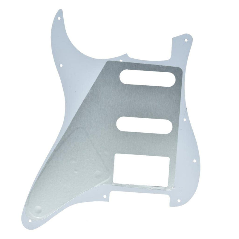 [AUSTRALIA] - Dopro Strat HSS Guitar 3D Printed Single plastic pickguard for USA/Mexican FD Strat Black/White Grid 