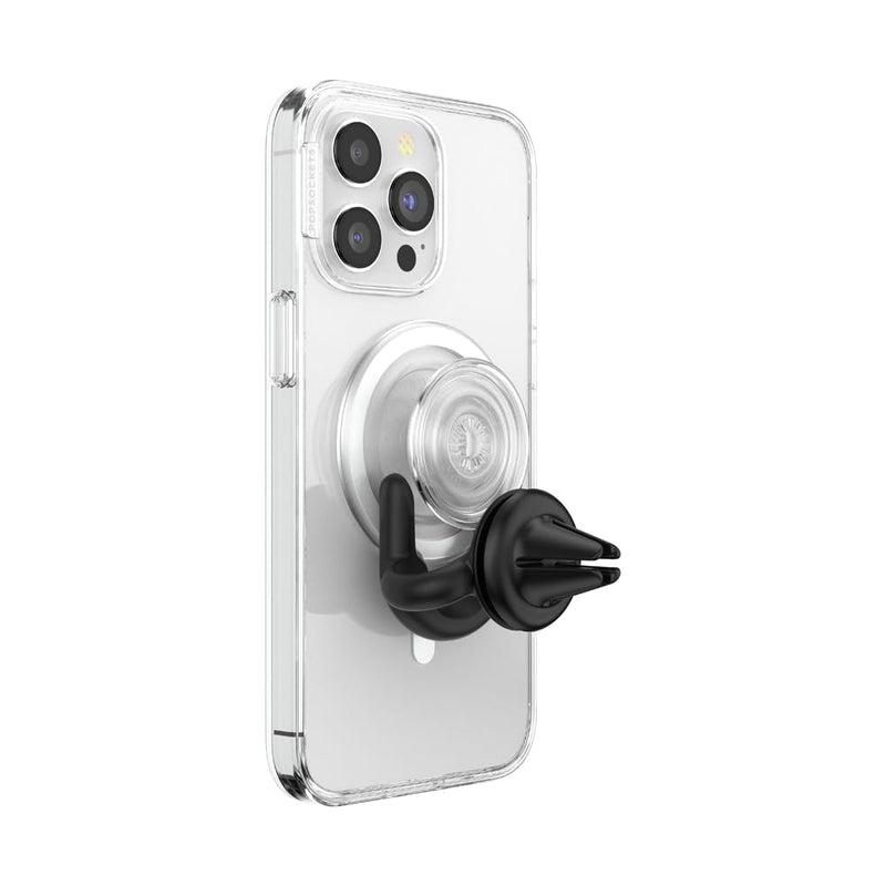 PopSockets Phone Mount for Car, Car Vent Phone Mount, Car Mount for Phone - Black