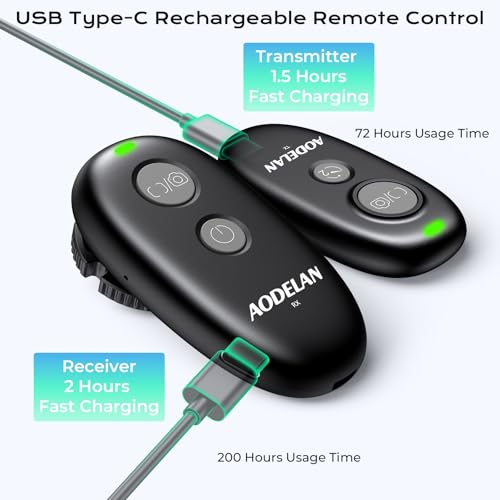 Rechargeable Wireless Camera Remote Control for Nikon Shutter Release