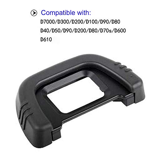 Eyecup,Sedremm Camera DK-21 Eyecup Replacement Eyepiece for Nikon D7000 D750 D610 D600 D300 D200 D100 D90 D80 D70 D70s Cameras Viewfinder, 2 Pack