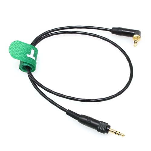 Audio Cable Locking 3.5mm 1/8" to 3.5mm for Sennheiser EK 500 G4 Sony UWP D21 URX Receiver to Camera Recorder Mixer Phone 20" 1/8" locking to 1/8" RA 50cm