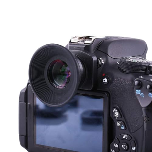Viewfinder Eyepiece for DSLR Camera, Magnifying Eyepiece Viewfinder for Camera, 1.5X Fixed Focus Viewfinder Eyepiece Eyecup Magnifier Cover Scope