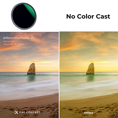 K&F CONCEPT 86mm ND1000 (10-Stop Fixed Neutral Density Filter) Lens Filter
