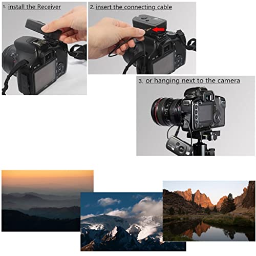 Pixel RW221-L1 Camera Remote Release Wireless Compatible with Panasonic 221-L1 for Panasonic