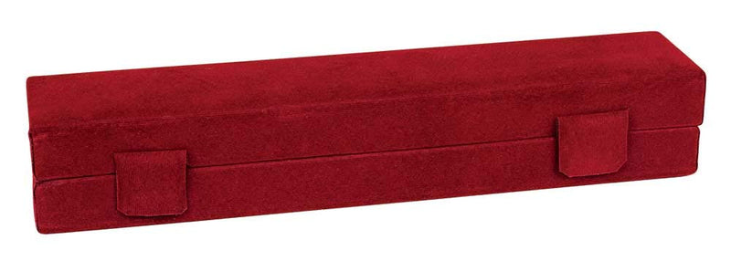 Long Torah Pointer Yad with Classic Hand-Hammered Detailing Nickel-Plated High Polish Silver Color Finish - in Velvet Box