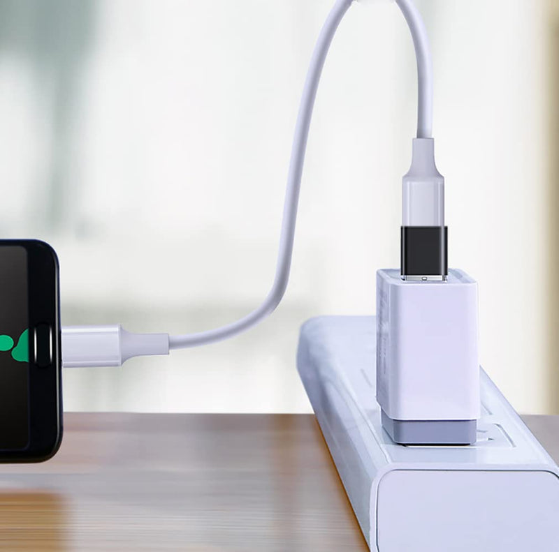 USB C Adapters 4 Pack, USB C to USB 3.0 OTG Adapter, Micro USB to USB C Adapter Compatible with MacBook Pro, Samsung Galaxy, Smartphones, Laptop, PC, in Car and More