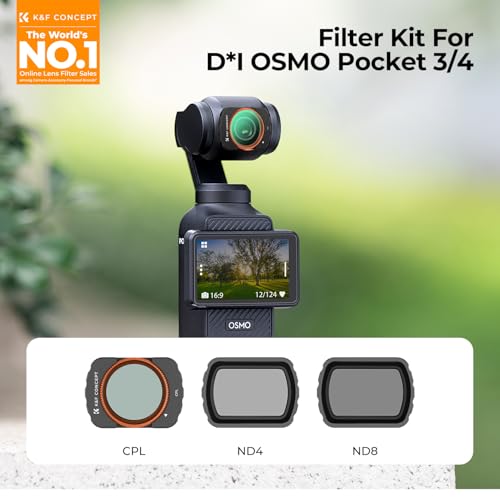 K&F CONCEPT Magnetic CPL+ND4+ND8 Filters Set CPL & ND4 & ND8