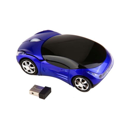 WXG Mini car Shape Mouse - 2.4GHz 1600DPI Wireless Mouse with USB Receiver Tablet Laptop Desktop Computer Mouse