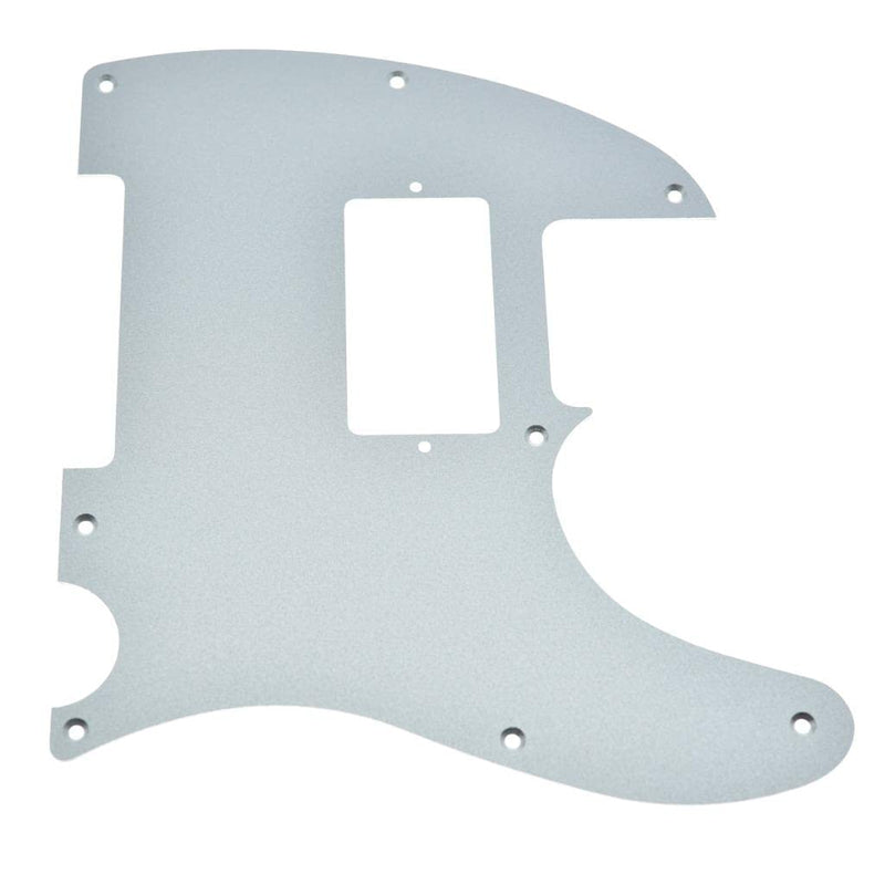 KAISH Matte Aluminum Tele Humbucker Style Pickguard Metal Anodized TL Pick Guard Scratch Plate for American/Mexican Telecaster Matte Silver