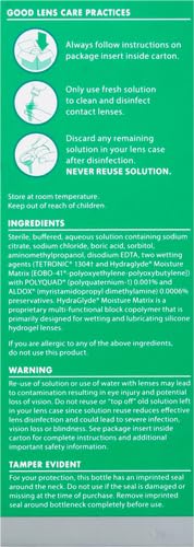 Opti-Free Puremoist Multi-Purpose Disinfecting Solution with Lens Case, 10-Ounces, 10 FL Oz (Pack of 1) 10 Fl Oz (Pack of 1)