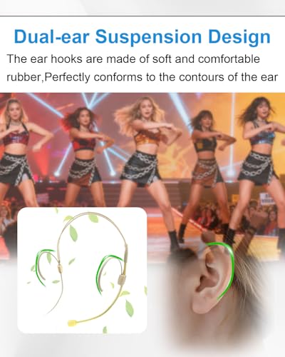 Double Earset Over Headworn Mic for Sennheiser Wireless System Only for Sennheiser Wireless System