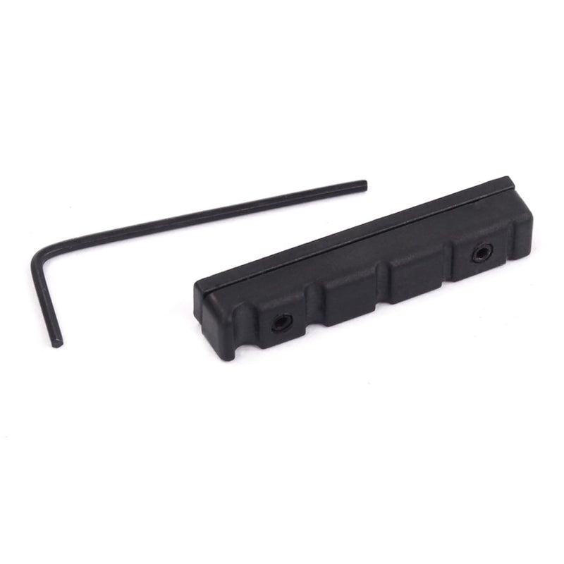 Abaodam 5 String Bridge Nut Gitar Rca Bass Knob Parts Saddle Slotted Nut T Nut Acoustic Cup Holder Expander Guitar Bass Nut Neck Ballad Medium Black