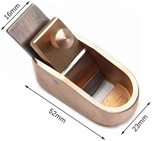 Violin Thumb Planer 16 mm Blade Width Brass Luthier Tool for DIY Violin Viola Violoncello Wooden Instrument Gold