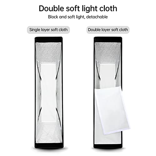 Godox FW22x90CM / 9"x36" Bowens Mount Strip Honeycomb Grid Softbox,Portable Soft Box with Bowens Mount Speedring,Softbox with Grid for Studio Strobe Speedlite Flash Portrait Product Photography