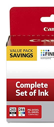 Canon PG-243/ CL-244 Ink Multi pack, Compatible to TR4520, MX492, MG2520, MG2922, TS302 and TS202 Printers Black Pigment Black and Color Ink Cartridge
