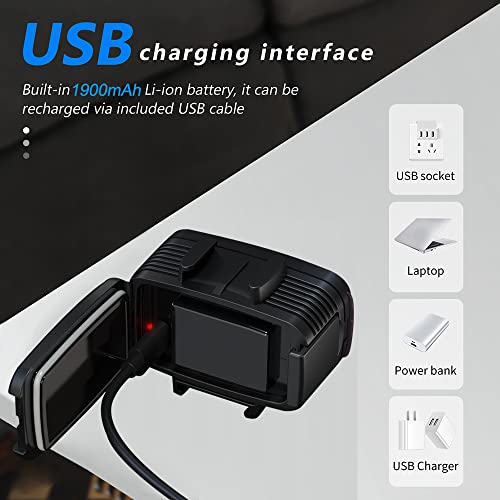 Dive Light Compatible with Gopro Light, 700LM Diving Flashlight, 4 Modes SL-100 Underwater Lights, 40m Waterproof Diving Fill Light, Underwater LED Video Light for Multiple Action Camera